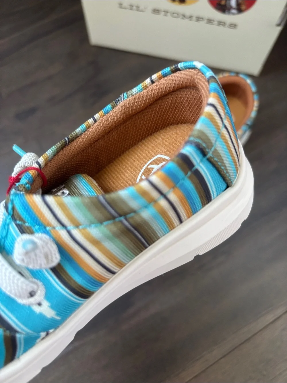 Ariat Lil Stompers Serape Hilo,FLX Foam sole,fabric upper,mesh lined,slip on